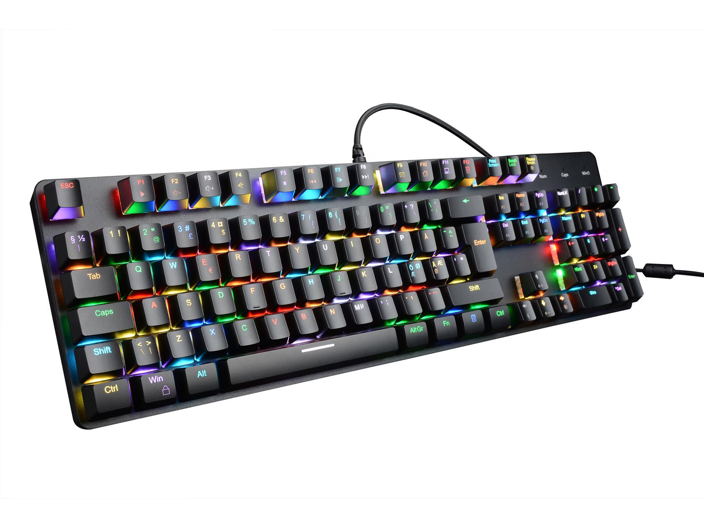 Zar gamingtastatur i full størrelse