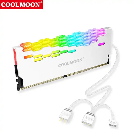 COOLMOON RAM Cover Hvit