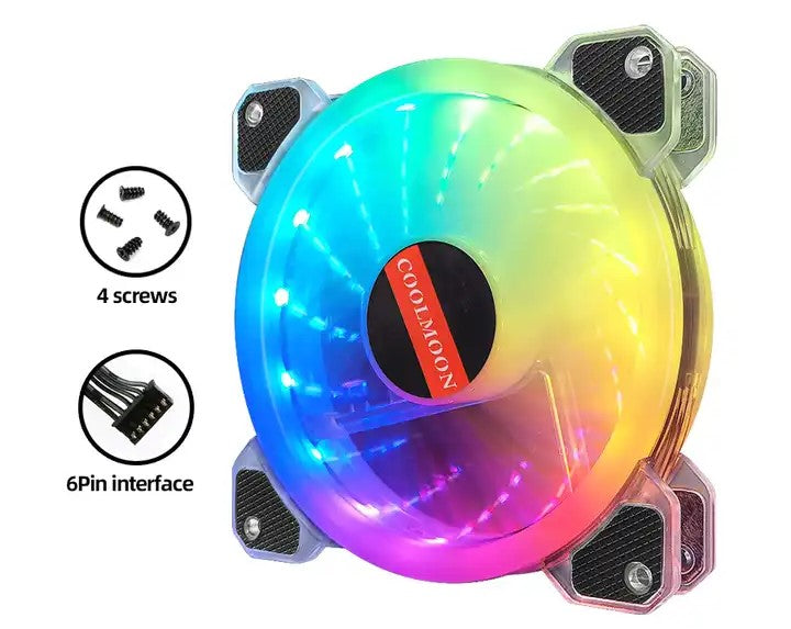 CoolMoon Yupo RGB Vifte